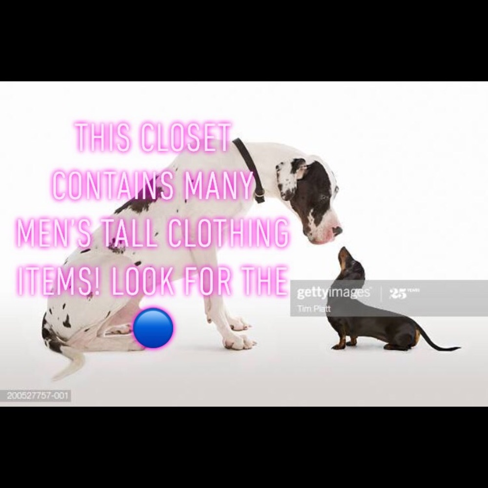 🔵Men’s tall clothing items🔵